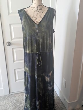 223. Nina Leonard 1X Maxi Dress